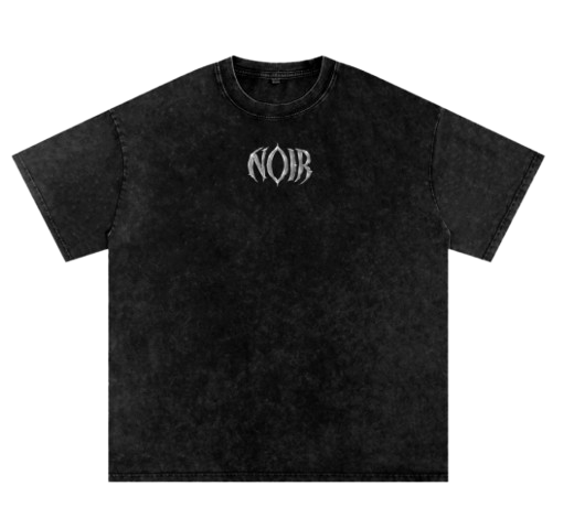 Noir Oversize Washed Tee