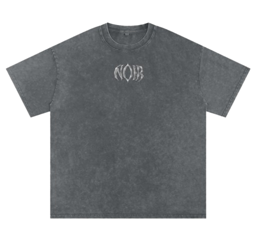 Noir Oversize Washed Tee